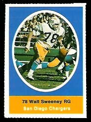 1972 Sunoco Stamps      557     Walt Sweeney